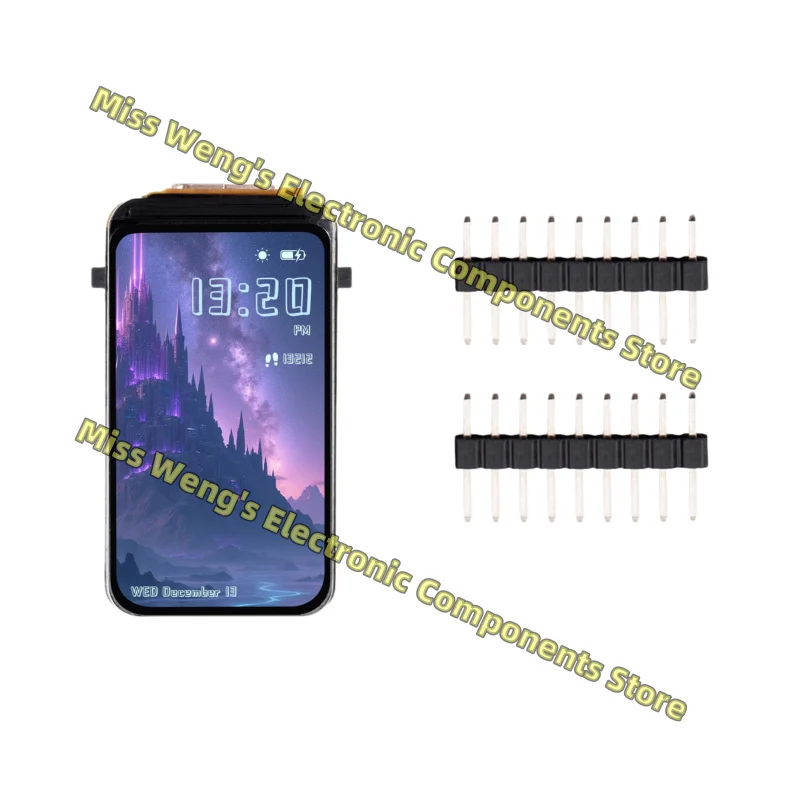 

ESP32-S3-LCD-1.47B ESP32-S3-LCD-1.47B-M Макетная плата, 1,47-дюймовый ЖК-экран можно подключить к аккумулятору QMI8658 Arduino