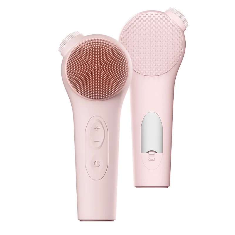 Portable Facial Exfoliator Electric Washing Face Machine Silicone Scrub Pore Cleanser Massager Facial Cleansing Brush - view 3