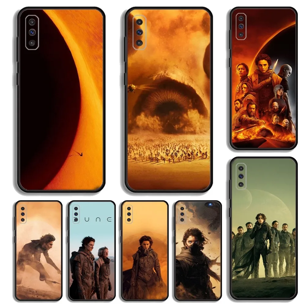 D-Dune Part Two Phone Case For Samsung S23,23,22,30,21,10,9,Note20 Ultra,Lite,Ultra,5G,Plus,FE,Black Soft Case