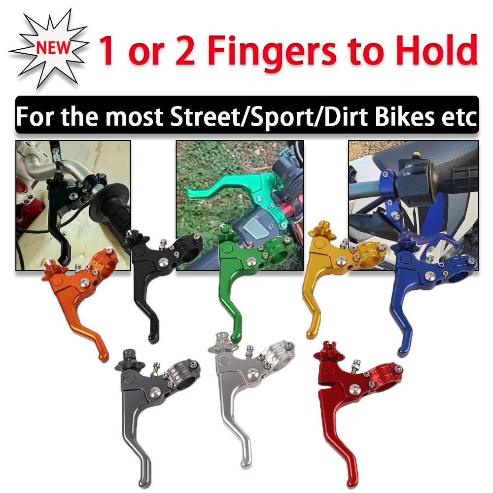 

22mm 7/8" Handlebar Motorcycle Accessories Short Stunt Clutch Lever For Honda CBR Kawasaki KLX Suzuki Yamaha YZ Ducati Dirt Bike