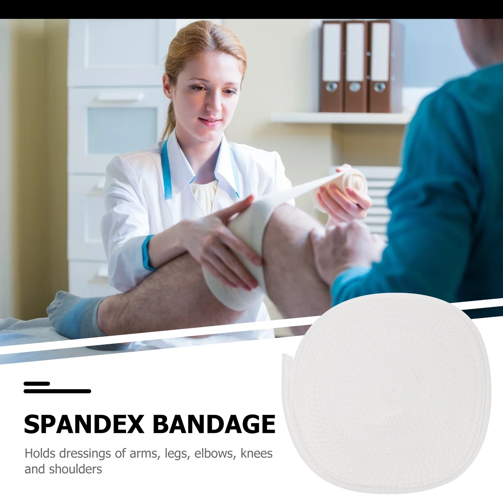 1pc Tubular Elastic Bandage Breathable Spandex Net For Wound Dressing Support Arm Leg Knee Joint Aid Kit Essentials