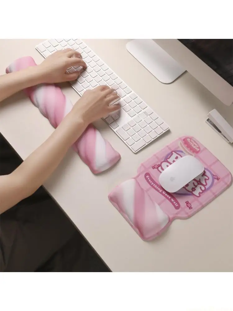 Mouse Pad with Wrist Rest Memory Foam Ergonomic Mouse Pad Comfortable Computer Wrist Support for Laptop Mousepad Home