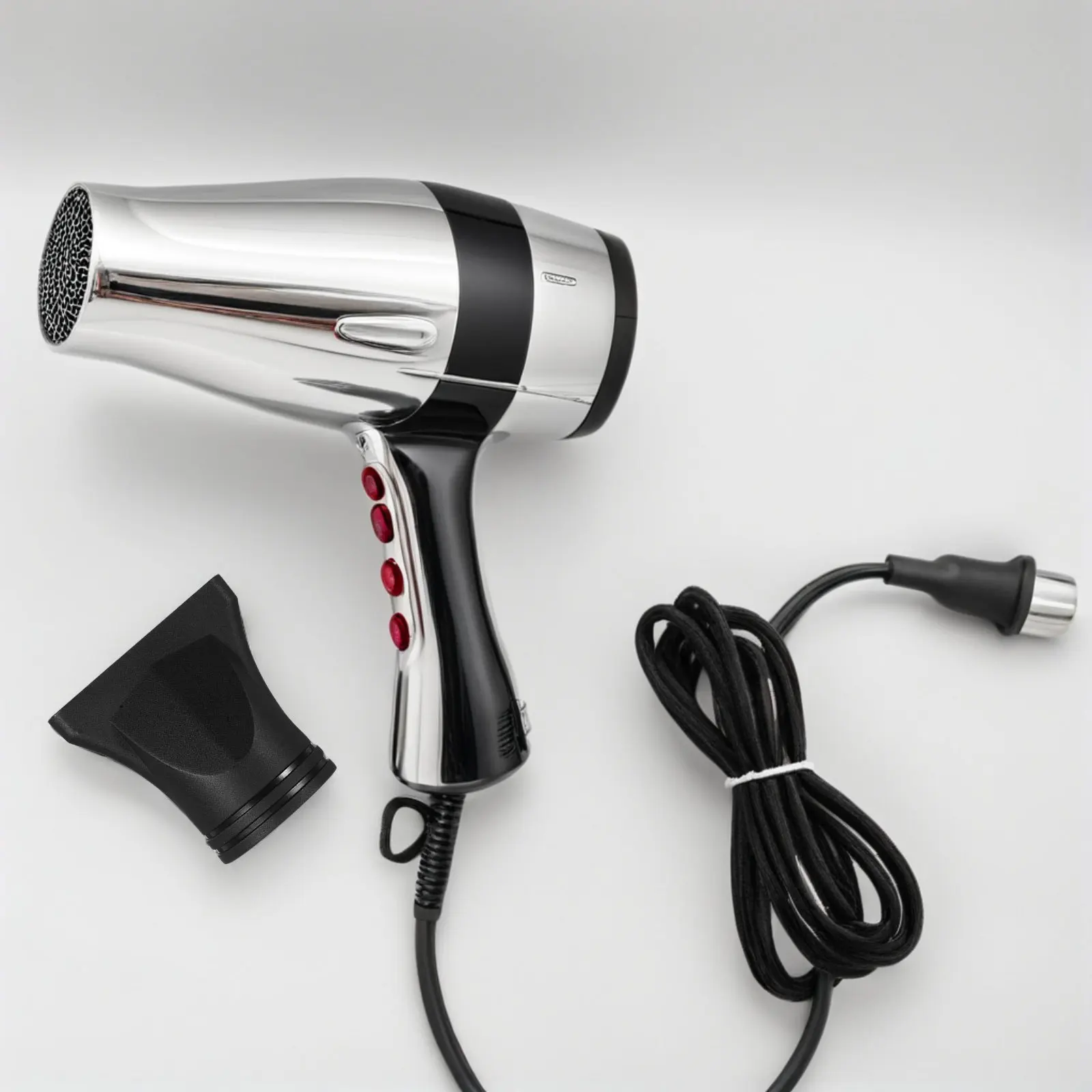 5Pcs Hair Dryer Styling Accessories Kit Diffuser Concentrator Nozzle for Curly Hair Smoothing Frizz Reduction Salon At Home Use