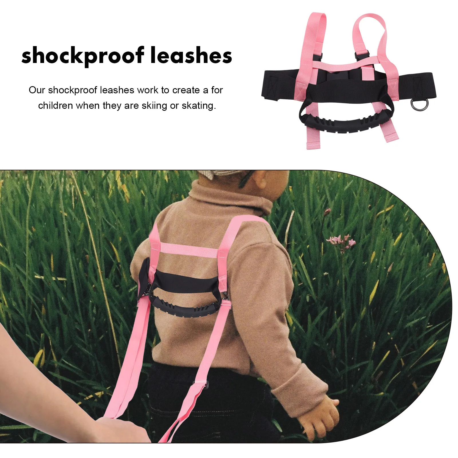 

Лыжный ремень, защита от падения, износостойкий регулируемый тяговый ремень, плечо для катания на лыжах на открытом воздухе