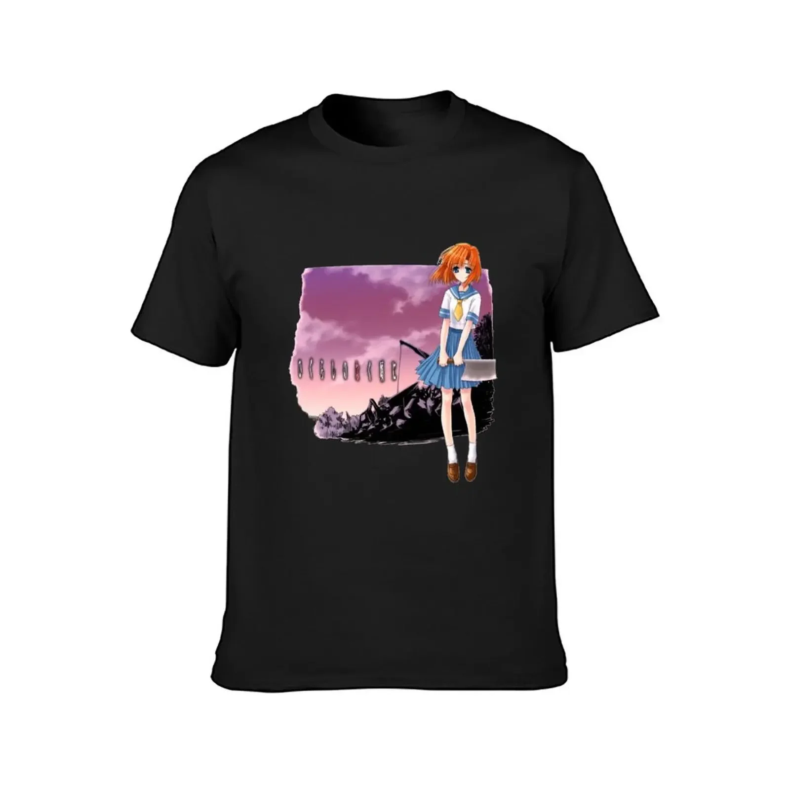 HINAMIZAWA DAM T-Shirt graphics vintage clothes anime figures mens vintage t shirts