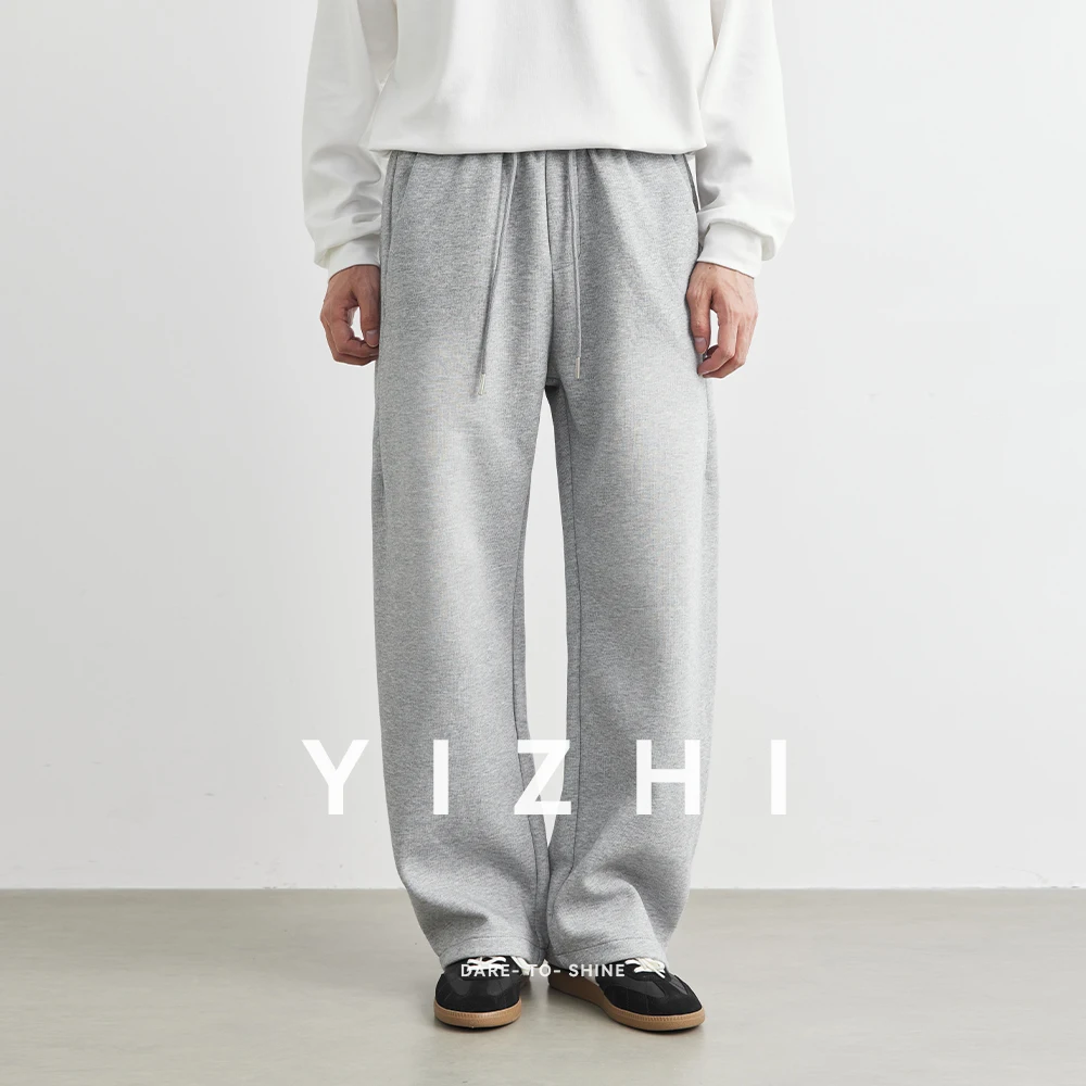 American Style Men's Loose Straight Leg Sports Pants Spring Autumn Trendy New Casual Trousers Comfortable Fit Fashionable