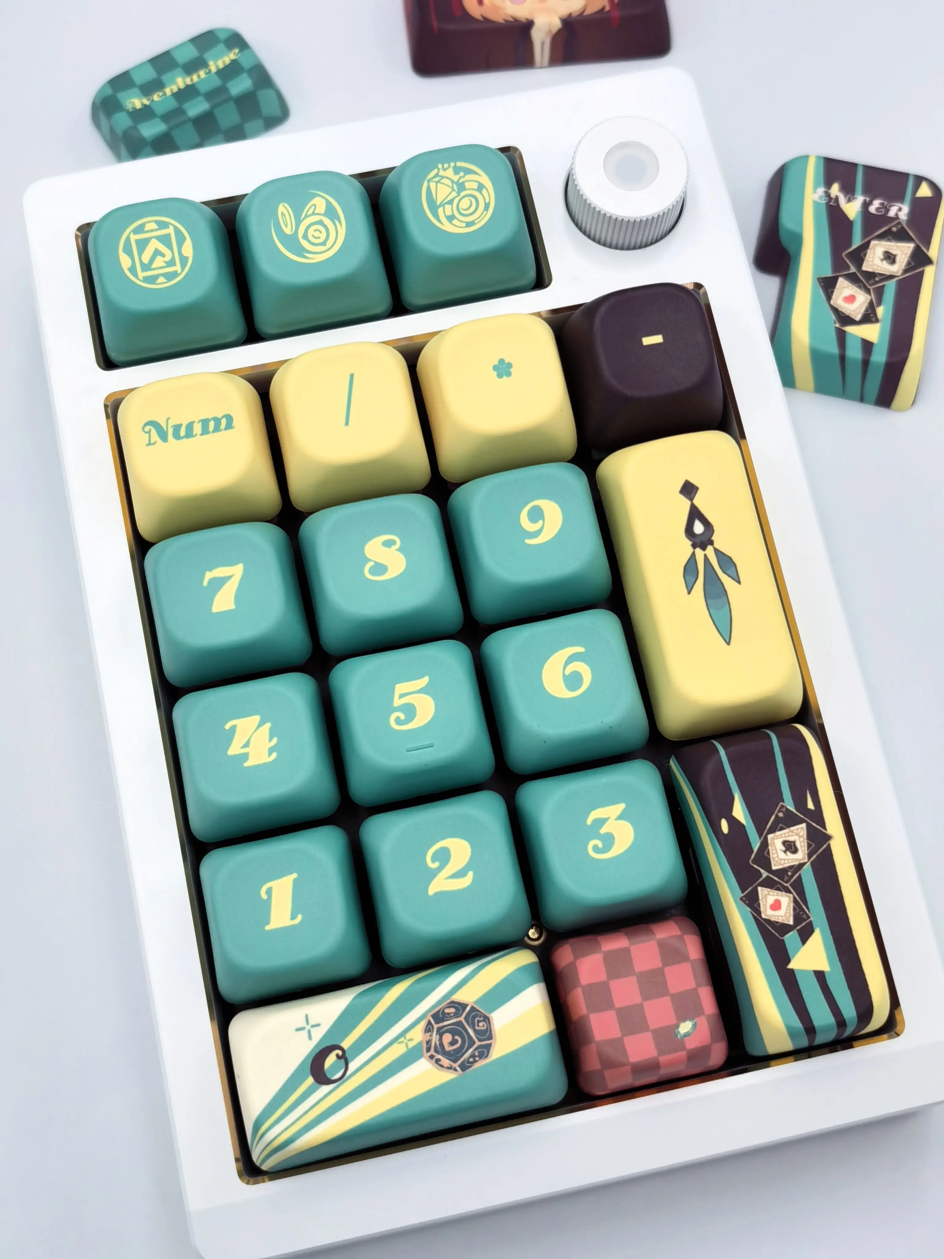 Honkai: Star Rail Aventurine Complete Set of FOA Height Keycaps - Image 4