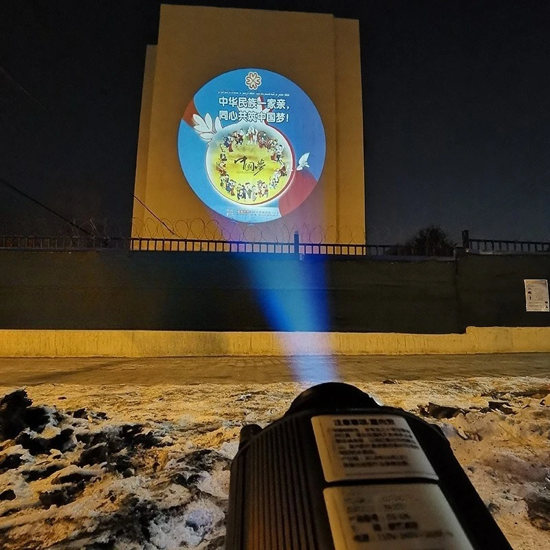 

Waterproof Outdoor Light Emitting Diode Five-grid Projector Cordon Mark Projector Safety Warning Light