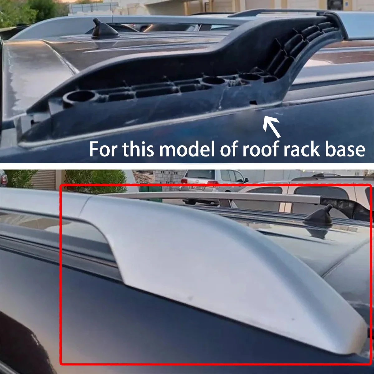 Roof Rack Cover For Chevrolet Captiva 2012-2015 Front Rear Left Right Roof Luggage Bar Rail End Shell Plastic Replacement