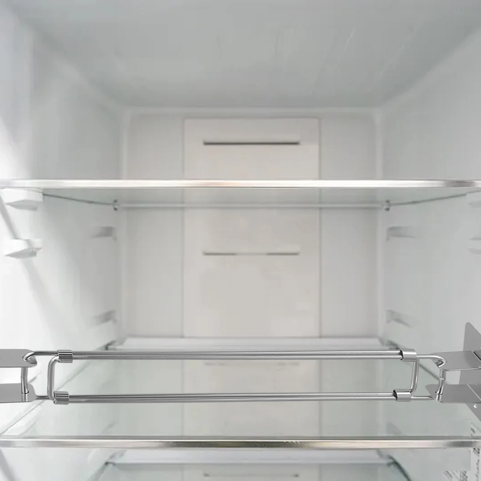 Sturdy Stainless Steel RV Adjustable Fridge Bars Organize And Secure Your For RV Fridge, Kitchen, Cupboard, Bookshelf