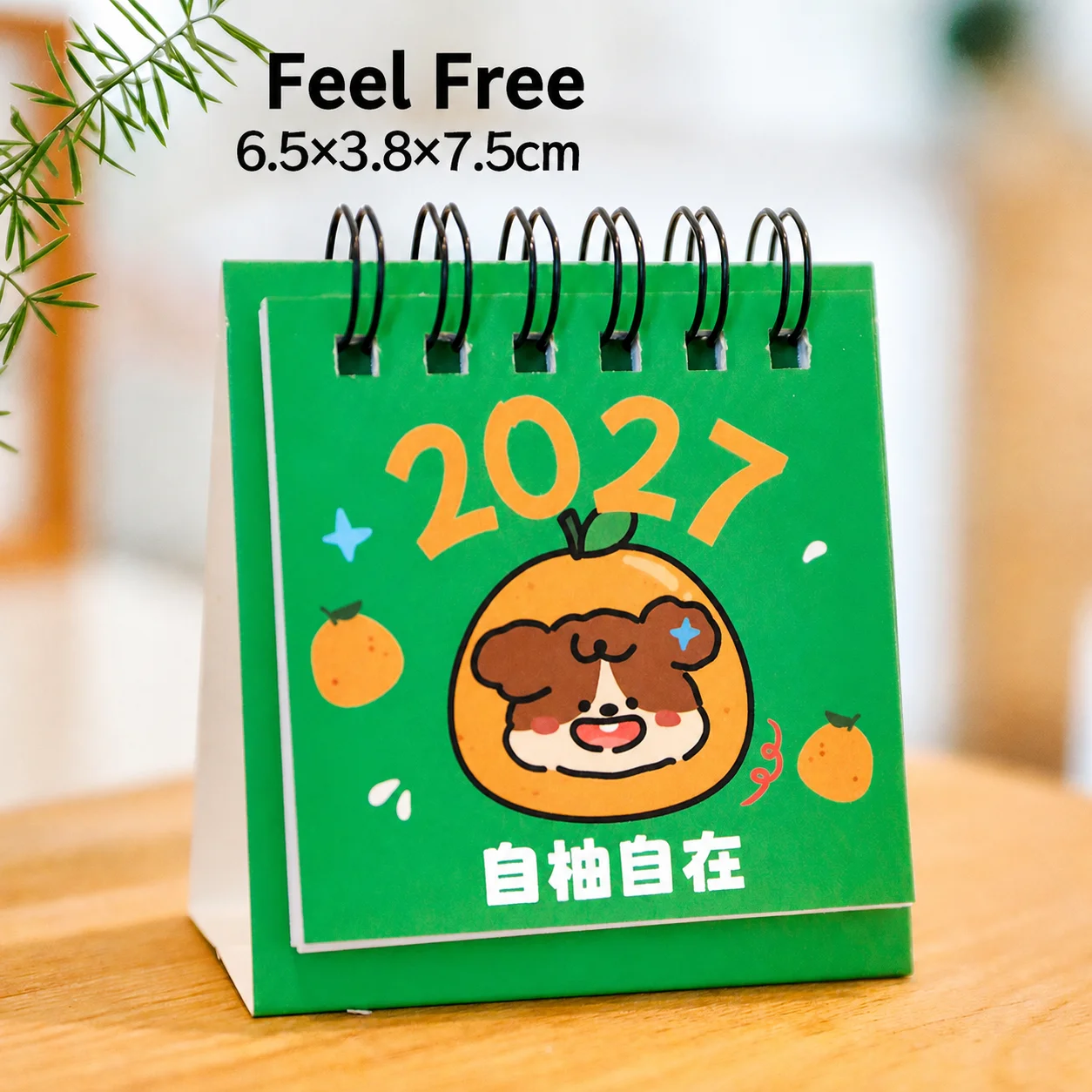 Mini calendrier de bureau minimaliste pour cadeau de vacances, cadeau d'anniversaire, suivi des objectifs