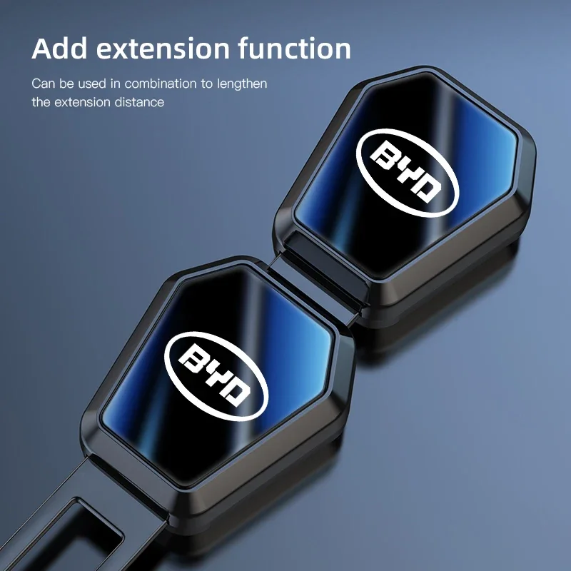 

Car Seat Belt Extender Safety Strap Extension Plug Clip For BYD Atto 3 Yuan Plus Han Tang EV F3 E6 Dmi Song F0 Qin Pro