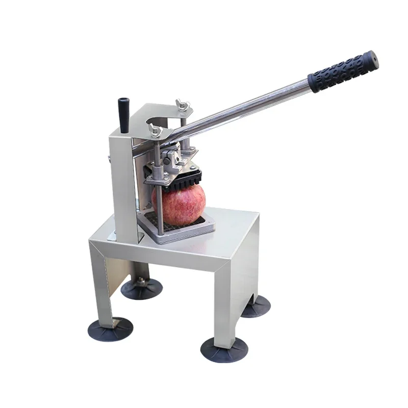 

New Household Stainless Steel Manual Potato Cutter French Fries Slicer Garlic Chopper Radish Dicing Machine Kitchen Cutting Tool