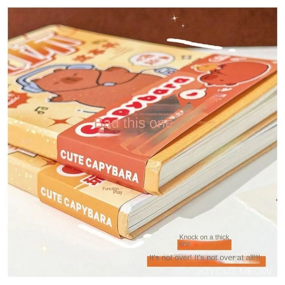 

Creative Gift Capybara Toy Book School Office Students Stress Relieving Notebook Bad Play This Book Kapibara