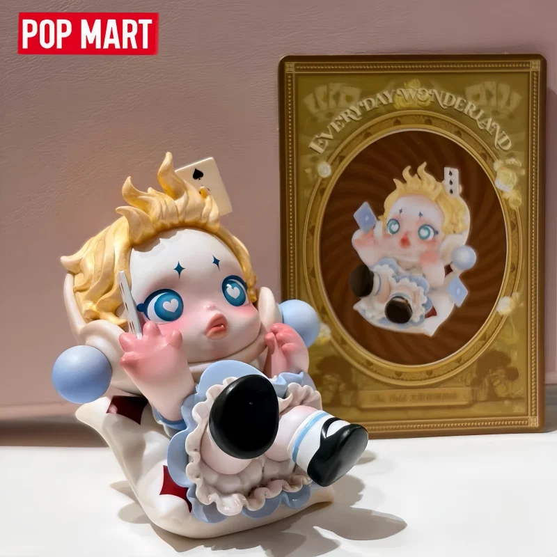 

Hot POP MART Genuine Skullpanda Ordinary Wonderland Series Blind Box Collectible Figurine Desktop Ornaments Girls Birthday Gifts