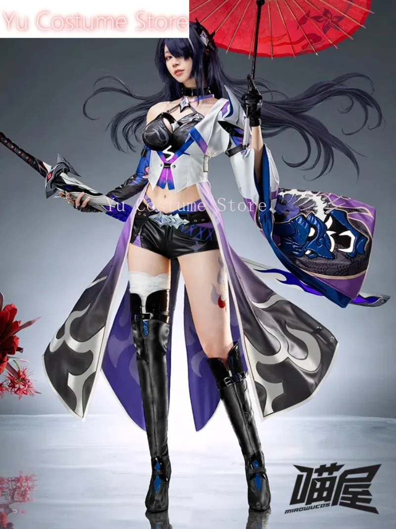 Yu Costume Store Star Rail Raiden Bosenmori Mei Women Cosplay Costume Cos Game Anime Party Uniform Hallowen Play Role