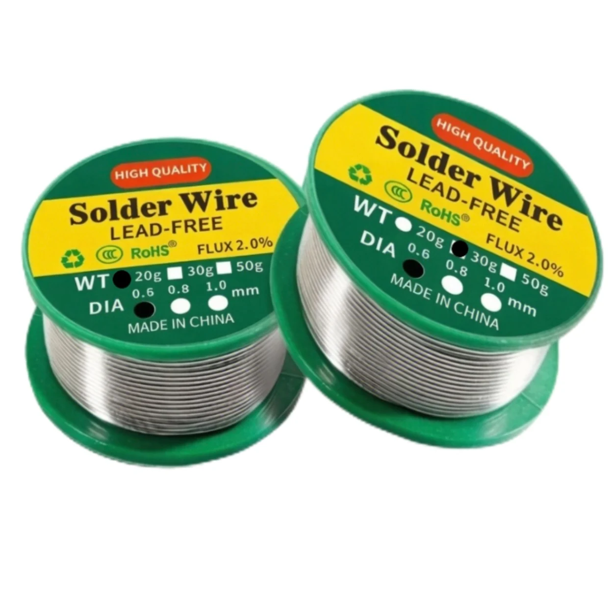 0.8/1.0mmLead-free Soldering Wire Sn99.3cu0.7Soldering Tin Wire Tin Melt Rosin Core Solder Soldering Wire Roll No-clean FLUX2.0%