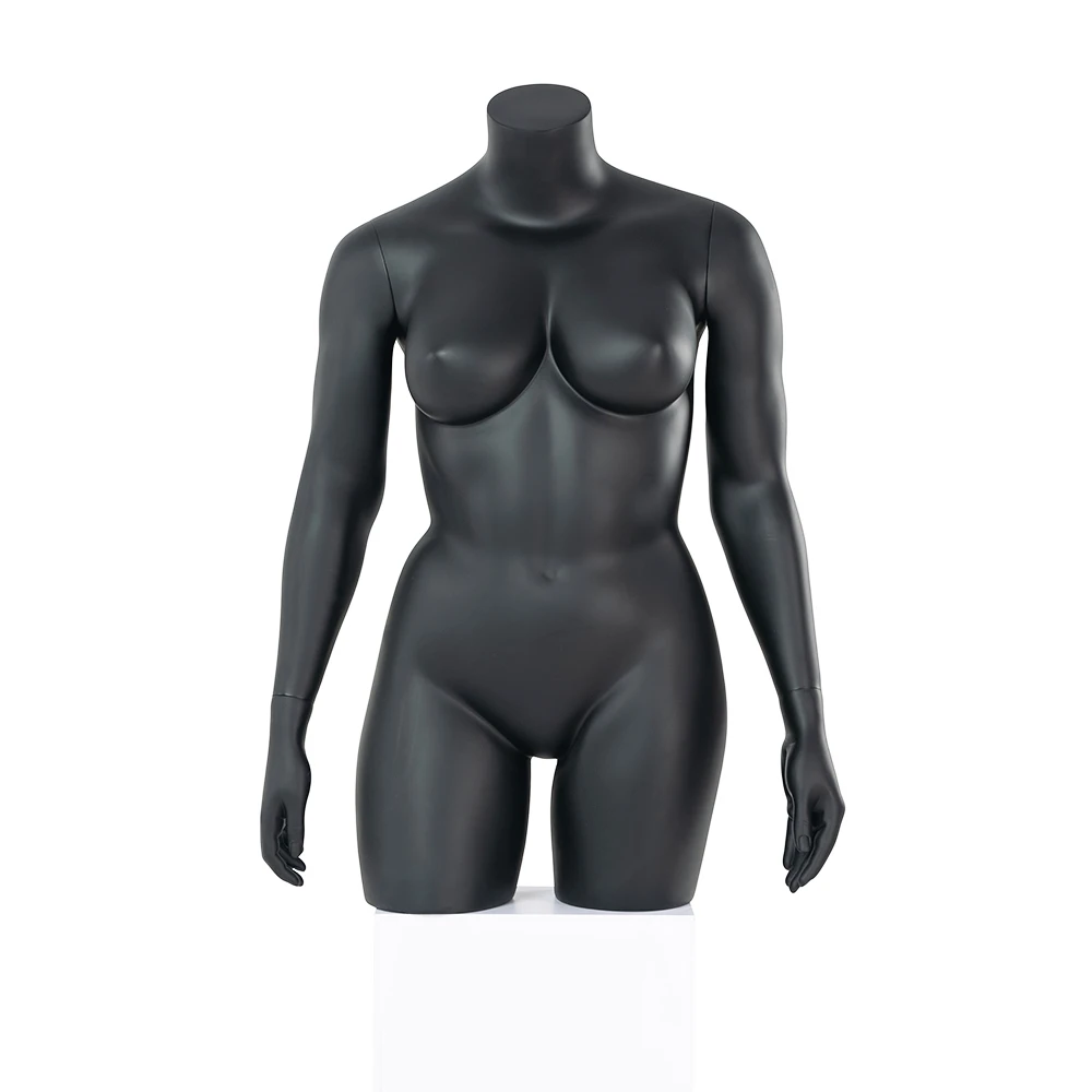 

Fashion Curvy Plus Size Mannequin Half Body Female