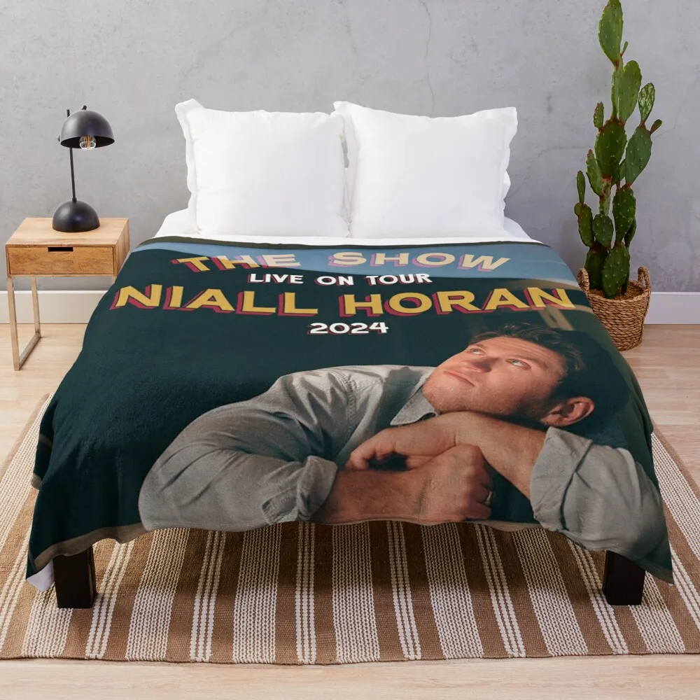 Naunl Niall heartbreak North American Tour 2021 Throw Blanket Bed Beautifuls Plush Blankets