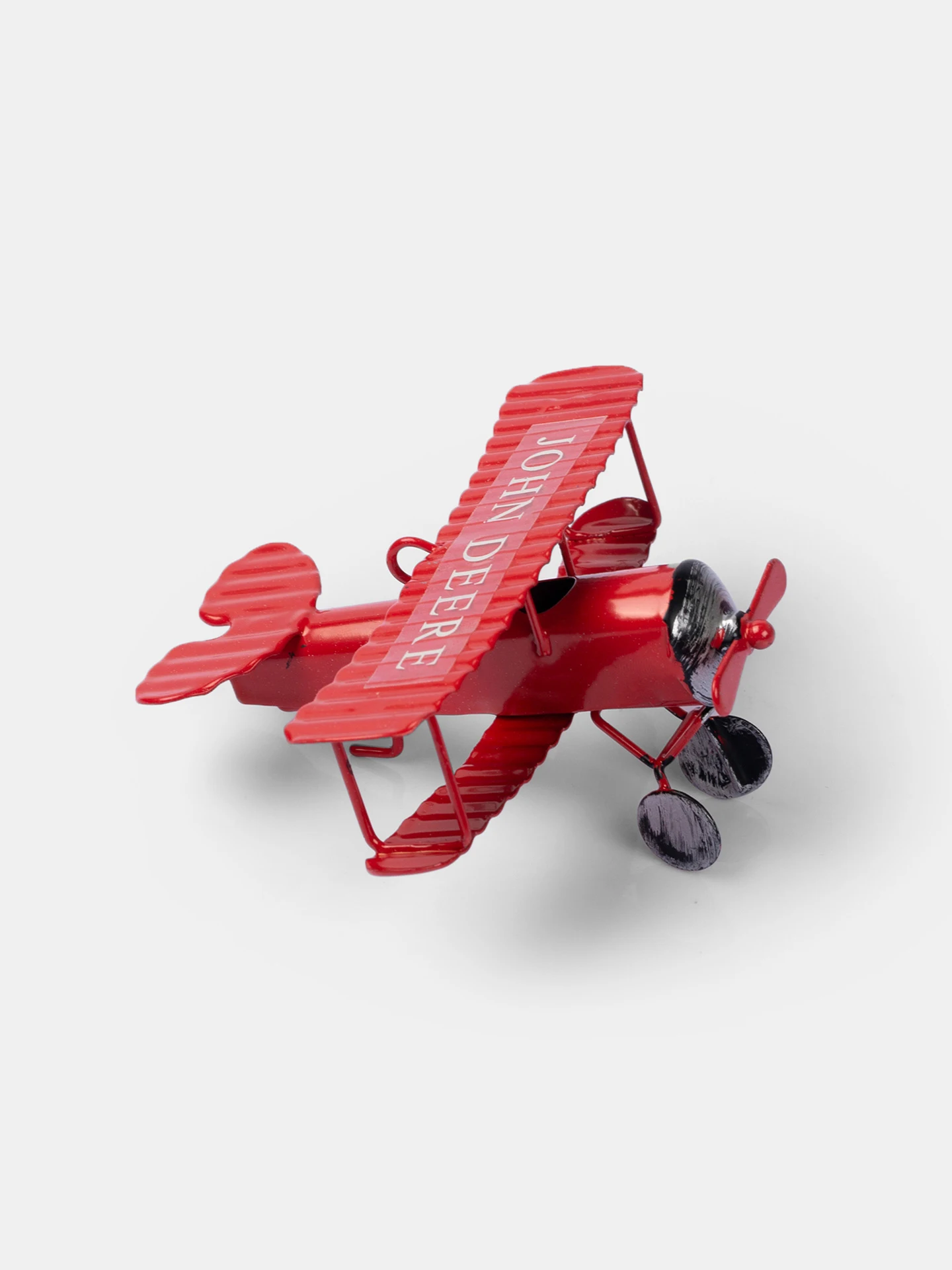 Si está aburrido, envíe Ta un avión pequeño, modelo creativo retro, adornos de escritorio, rojo simulado