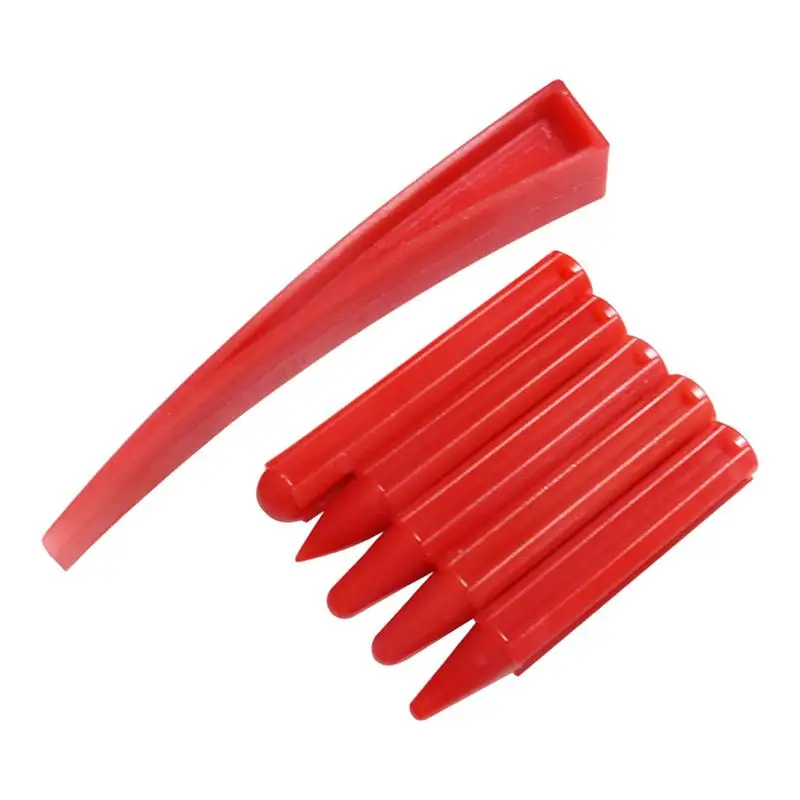 

Dent Removal Tools Kits 5Pcs Perfect Fit Tap Down Leveling Pens Multifunctional Portable Auto Body DIY Supplies With 1 Wedge