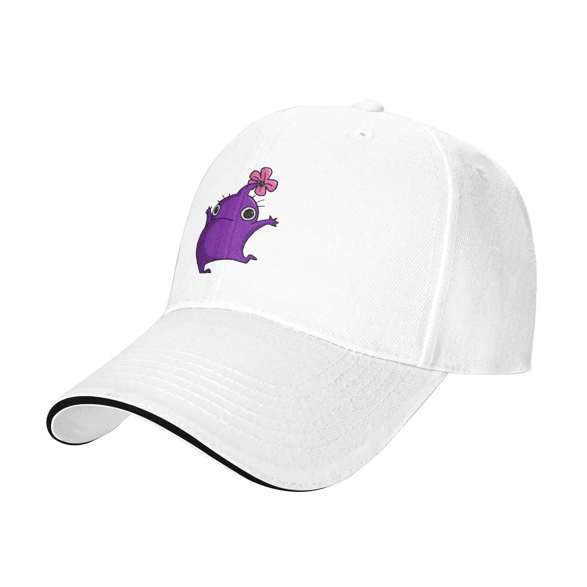 Purple Jumping Pikmin Baseball Caps Popular Video Game Cartoon Kids Sandwich Cap Men Women Adjustable Caps Hat Sport