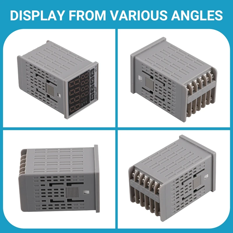 SINOTIMER pengendali suhu PID, pengukur temperatur tampilan Digital pintar termostat