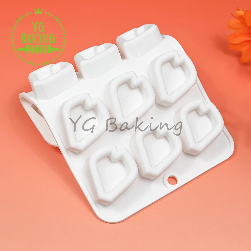 Dorica 12 Cavity 3D Sakura Petal Design Pudding Silicone Mousse Mould DIY Dessert Chocolate Mold Cake Decorating Tools Bakeware