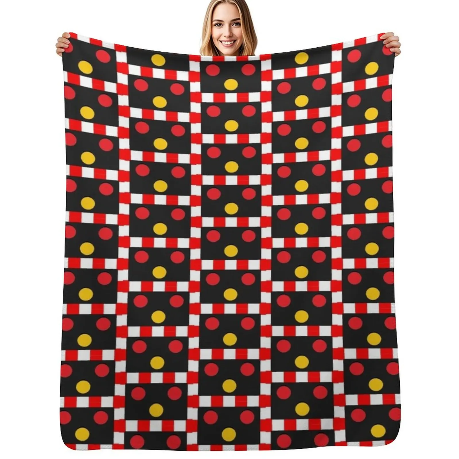 

British rail level crossing light Throw Blanket Cute Plaid on the sofa Baby Blankets