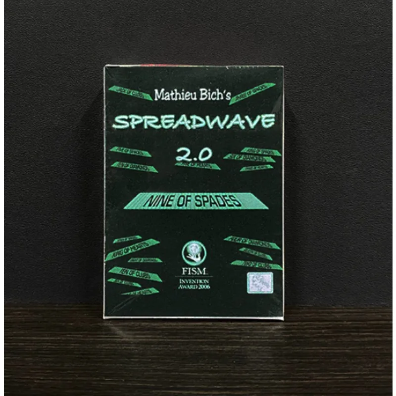 Spreadwave 2.0 by Mathieu Bich - Visual Card Prediction Magic for Close-Up Street Mentalism Magic Tricks Magician