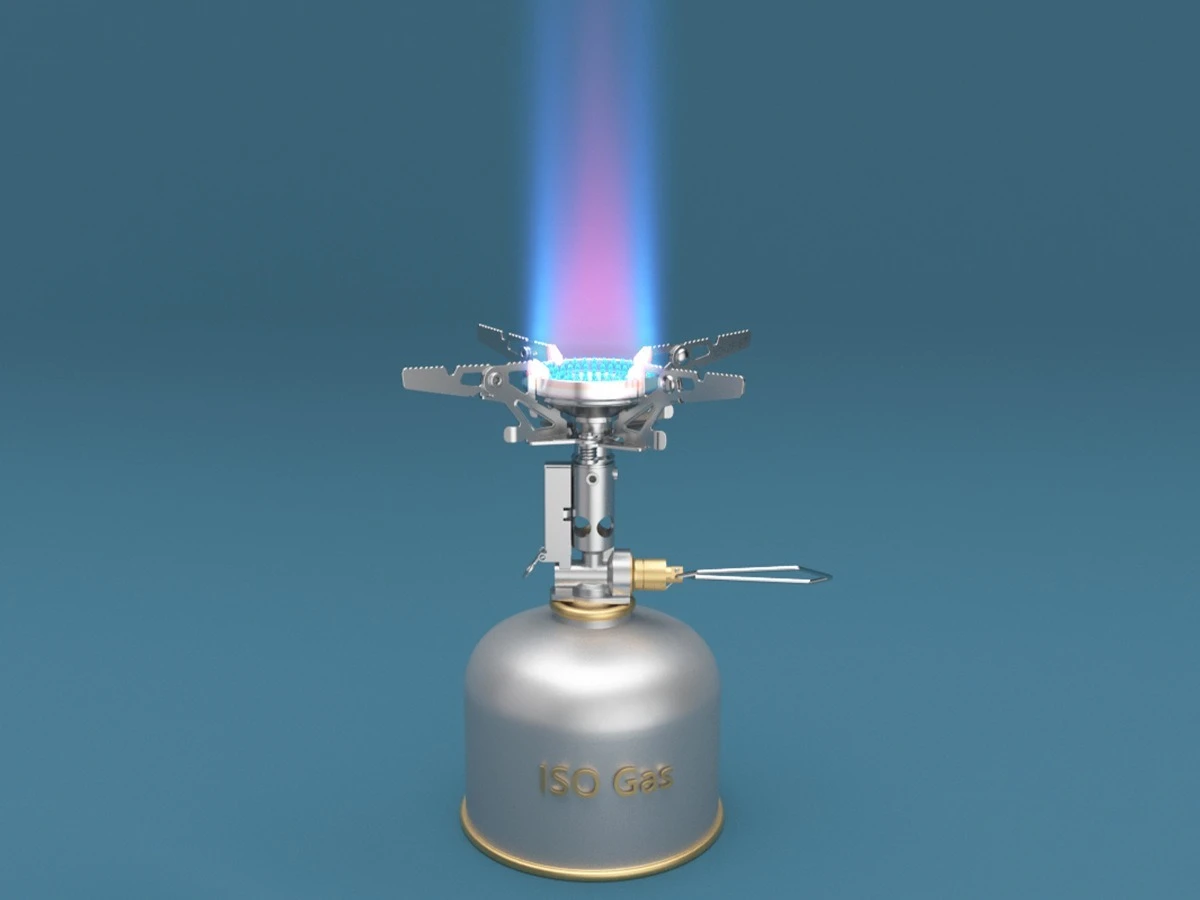 XD-2F Xuanfeng Rocket stove head voltage stabilization output camping gas stove portable mini card type outdoor stove