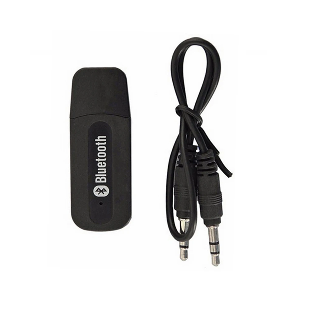 Bluetooth-Compatible Wireless 3.5MM Stereo Audio Receiver USB Dongle For Aux Speaker Drive-Free Music Receiver Adapter