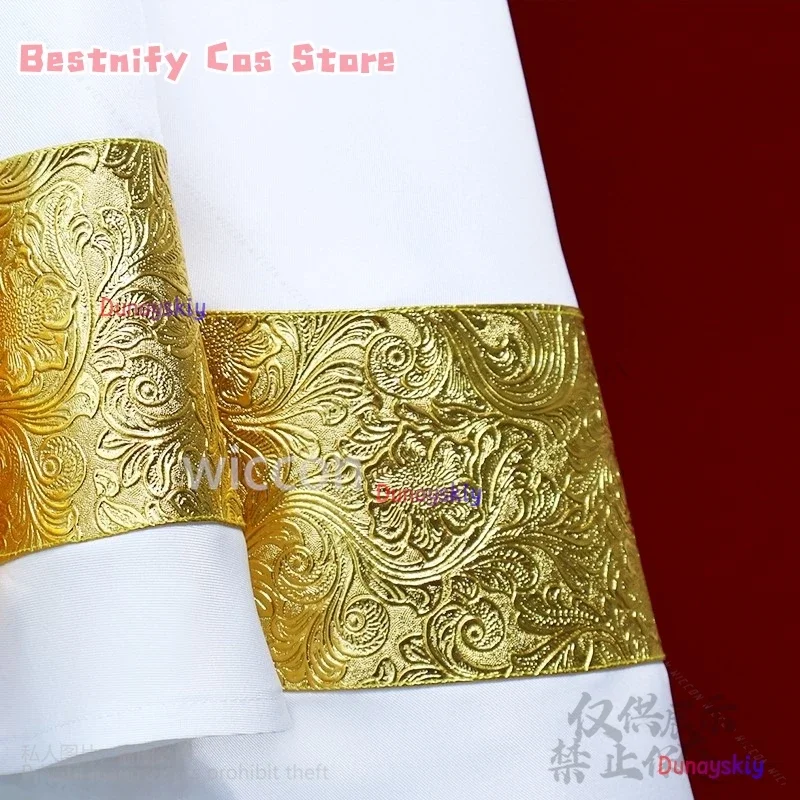 CosplayMiquella تأثيري أنيمي لعبة Cutecore زي الساحرة فستان أبيض لوليتا الذهبي الدانتيل الباروكات للفتيات امرأة هالوين كوسبفلي