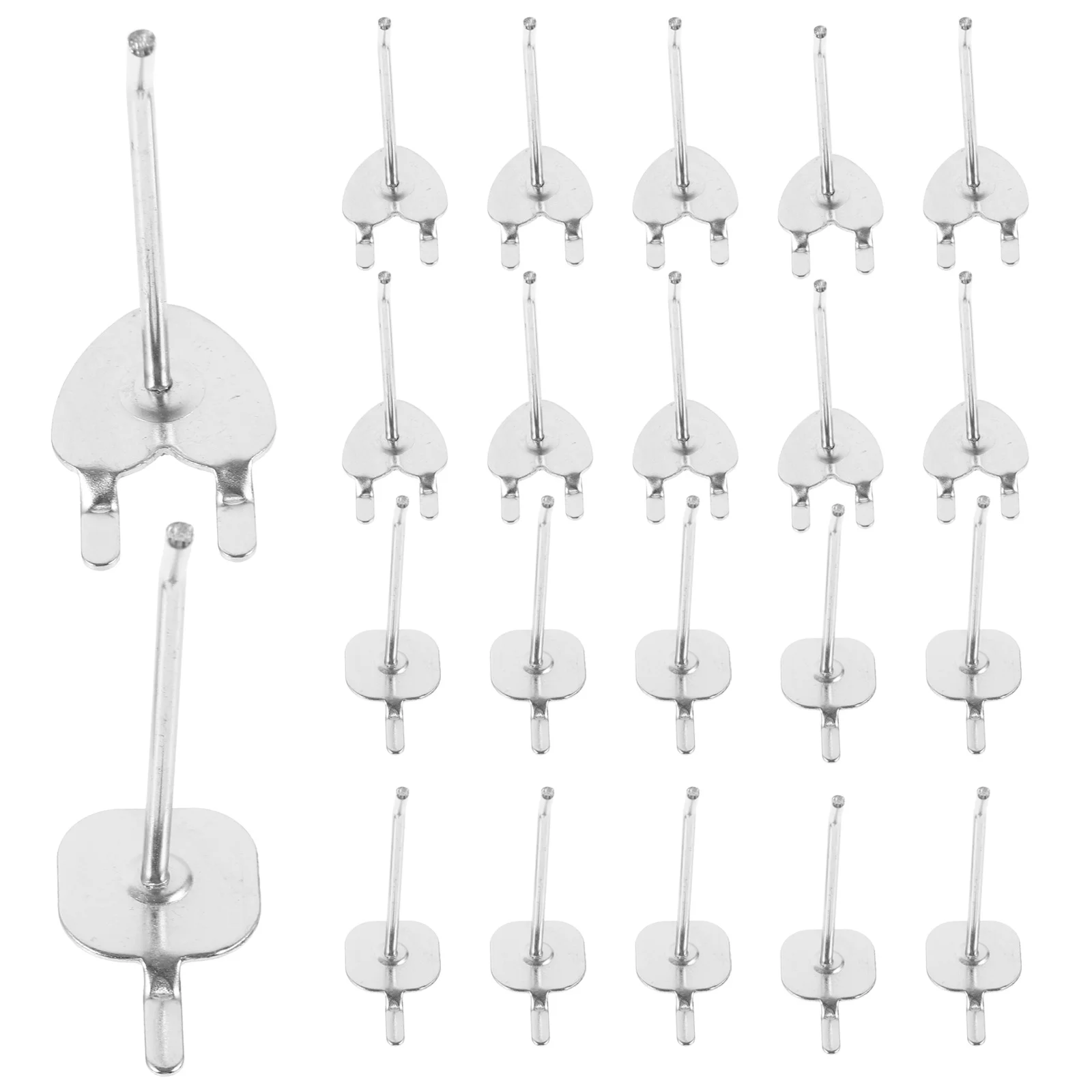 

20Pcs Apple Style Pegboard Hooks Heavy Duty Metal Hangers for Shop Shelving Display Organizing Tools Efficient Solution