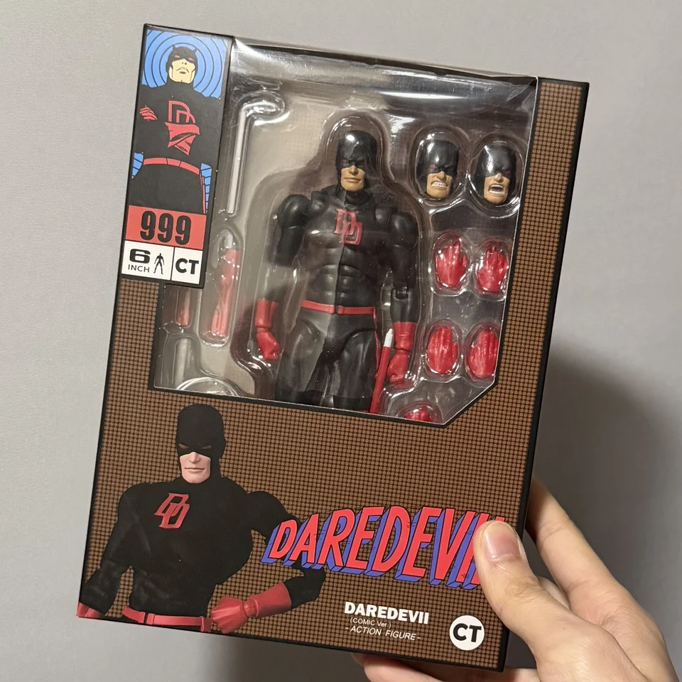 

Фигурка CT Factory MAFEX в стиле Marvel Daredevil Black Suit, комикс-версия, полностью подвижная модель для взрослых фанатов комиксов