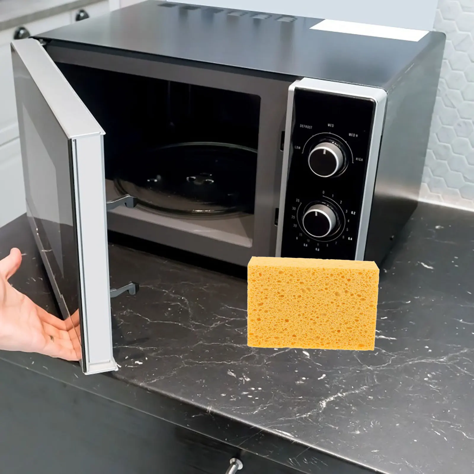 

Sponge Block Heavy Duty Dish Sponge For Kitchen Scrub Reusable Quick Dry Cleaning Supplies Sponges For Cleaning