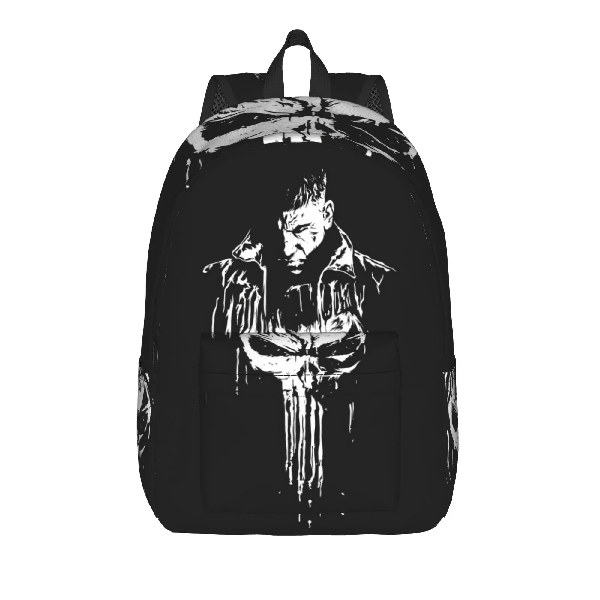 

Back to school season Vintage The Punisher Daypack Marvel College Student Rucksack Backpack