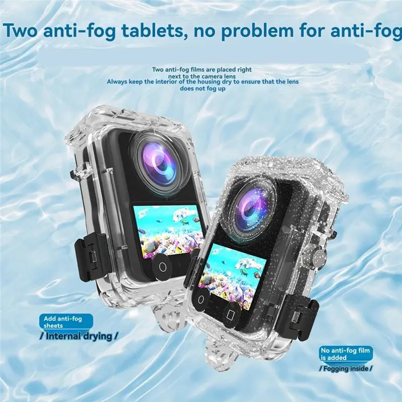 Stylish-For DJI OMSO360 50 Meter Waterproof Underwater Diving Housing Protective Case For Action Camera Shell