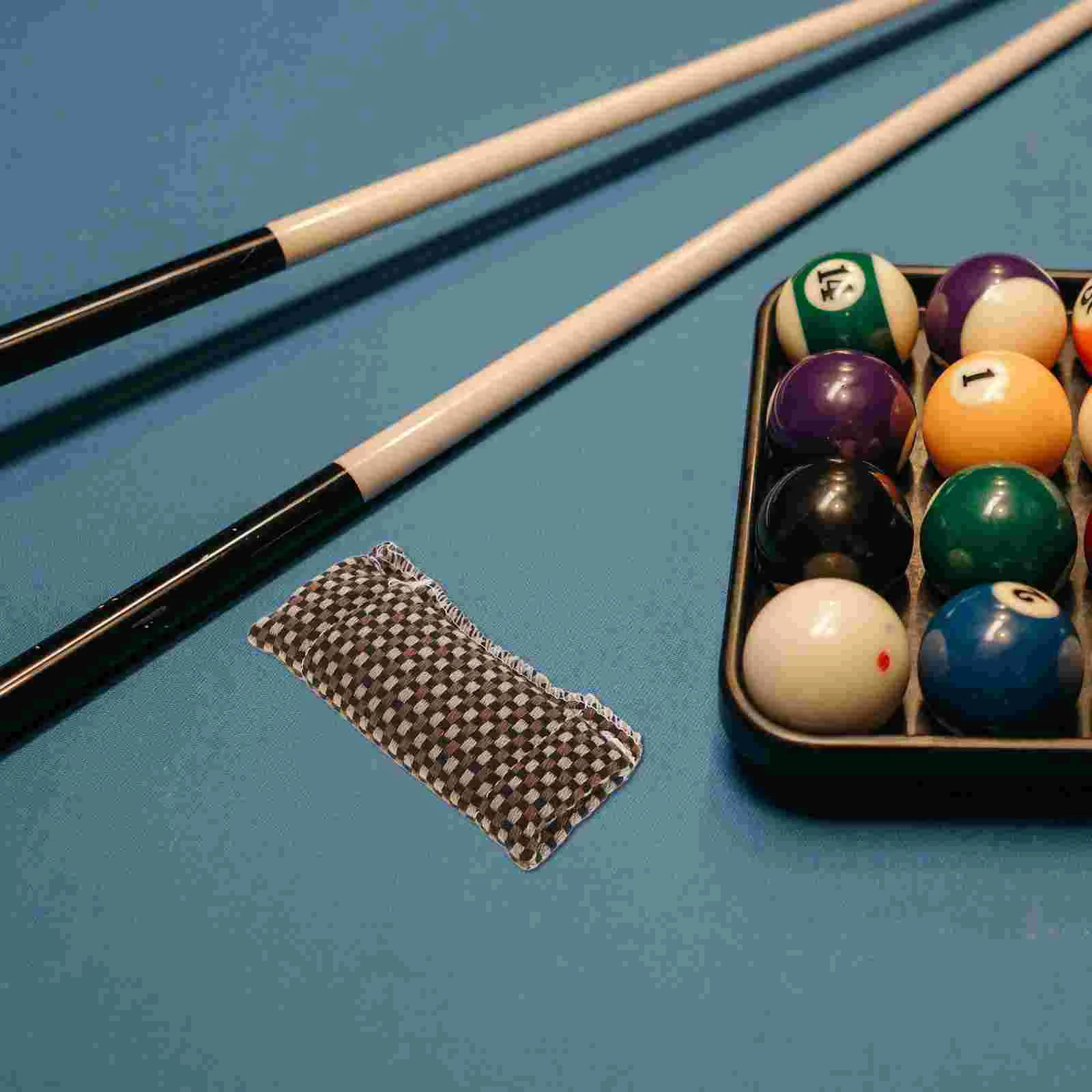 Billiard Cue Maintenance Tools Billiards Stick Cleaner Scouring Pad Cloth Cleaning
