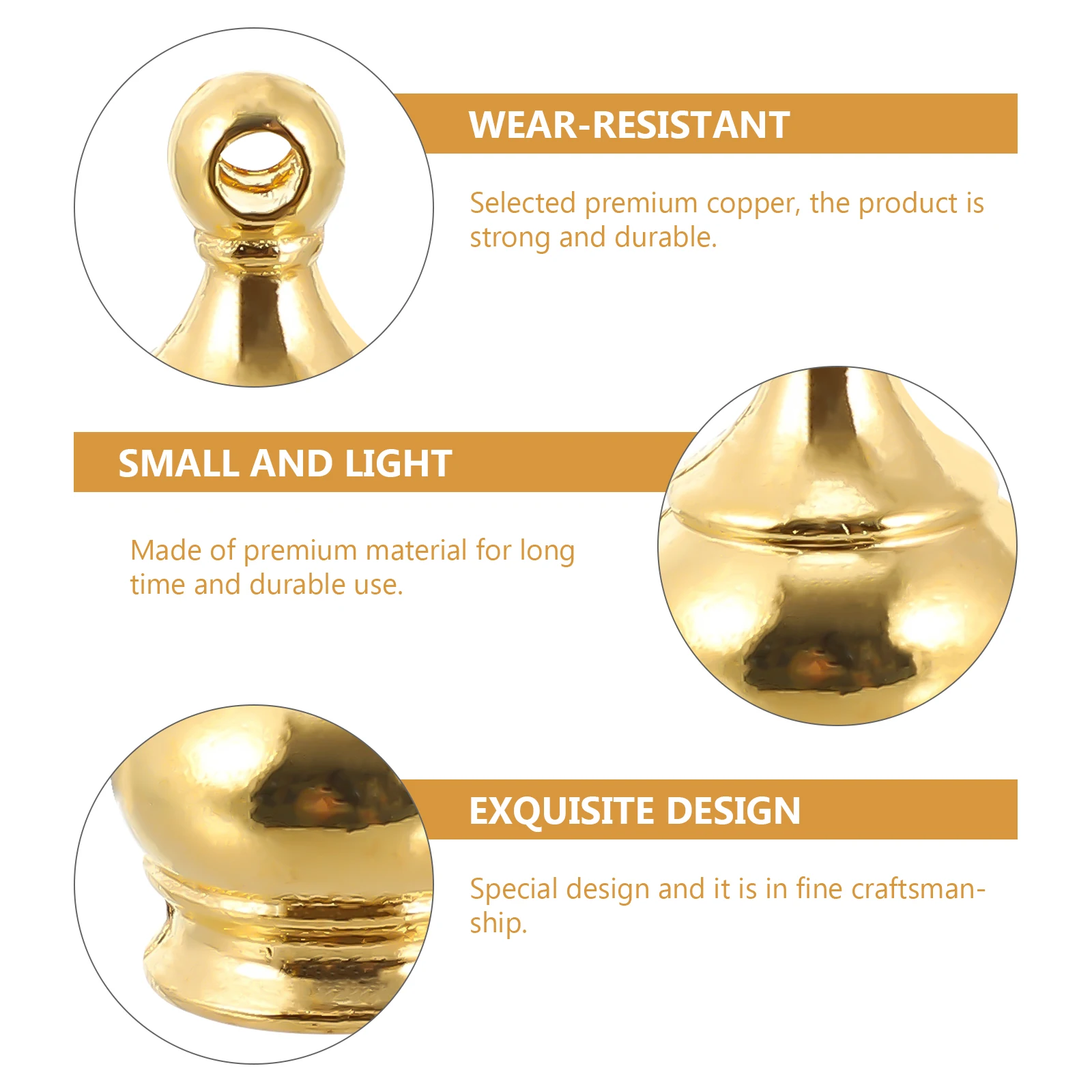 

4pcs Bull Horn Finials Lamp Knobs Zinc Alloy Smooth Polished For Crystal Chandeliers DIY Lighting Accessories Warm Atmosphere
