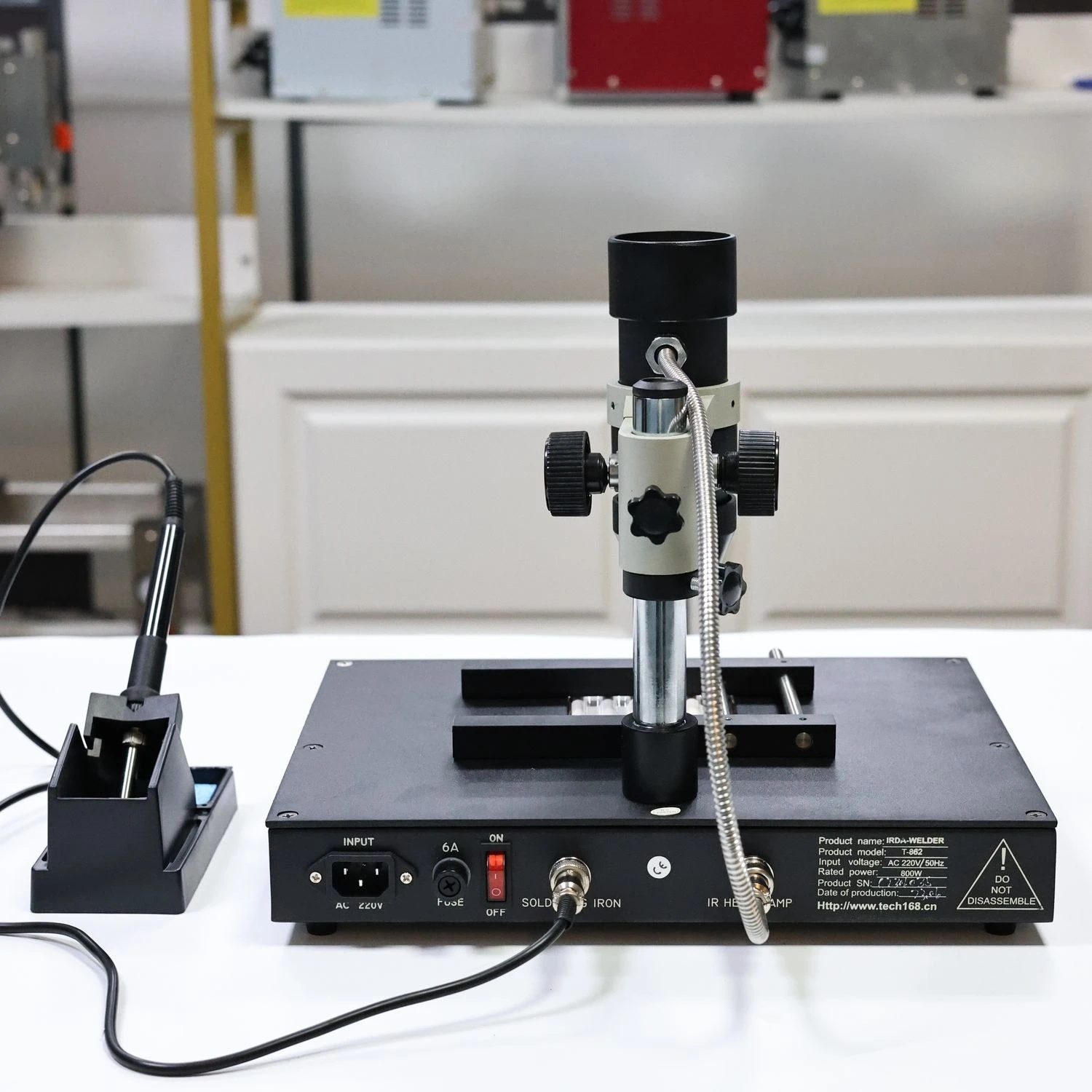 Nuevo soldador PUHUI T-862 IRDA SMD BGA IR Estación de Reparación máquina de Reparación soldador infrarrojo SMT soldador máquina de reparación