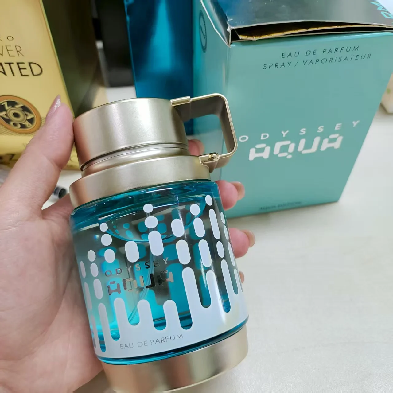 Armaf Odyssey Aqua Edition para hombre Eau de Parfum Spray 3,4 onzas