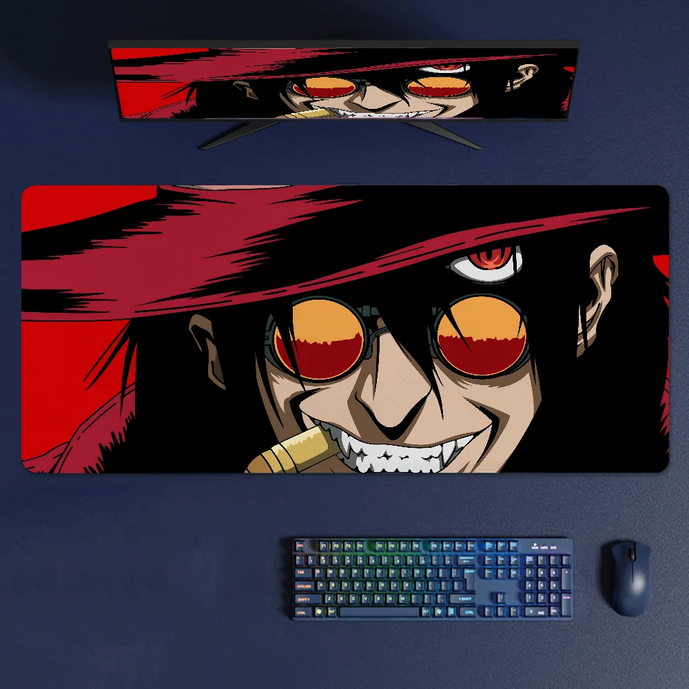 Podkładka pod mysz HD Cool Anime H-Hellsing podkładka pod mysz z podkładką akcesoria do grania podkładka do klawiatura XXL