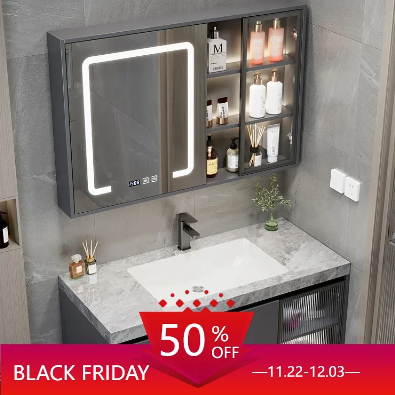 Bathroom Cabinet Storage Narrow Sink Base Vanity Column Mirror Furniture Medicine Washbasin Under Small Closet Closed Toilet