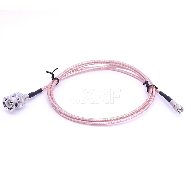 1PCS Microdot Compatible Connectors male 10-32UNF to BNC male Vibration acceleration sensor test cables 0.5M-1M 3M 5M 10M
