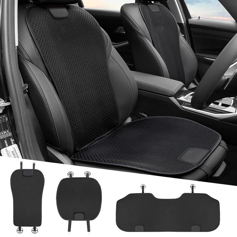Car Ice Silk Seat Cover Front Rear Cushion Protector Pad For Lincoln MKZ MKX Aviator Navigator Continental MKC Voyager  Stickers