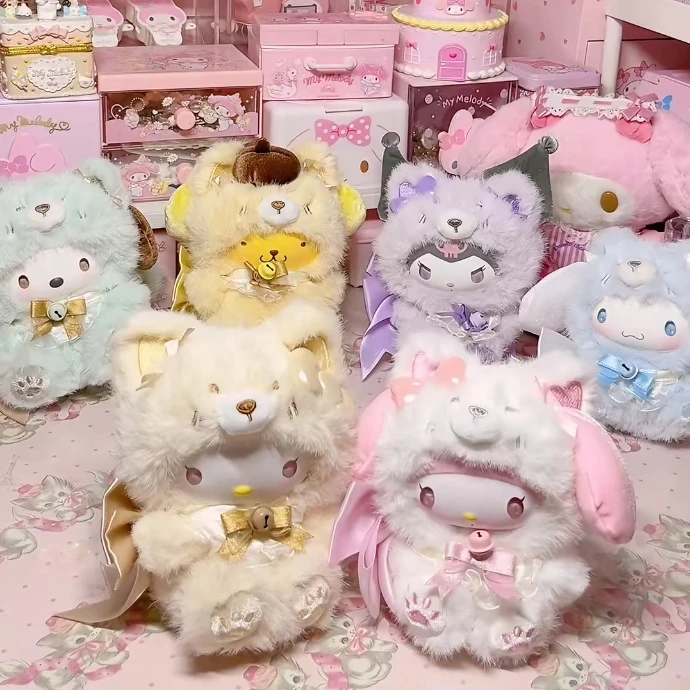 

Genuine Pendant Island Fox Ornament Plush Vinyl Series Blind Box Kuromi Trendy Play Backpack Pendant Mystery Box Birthday Gift