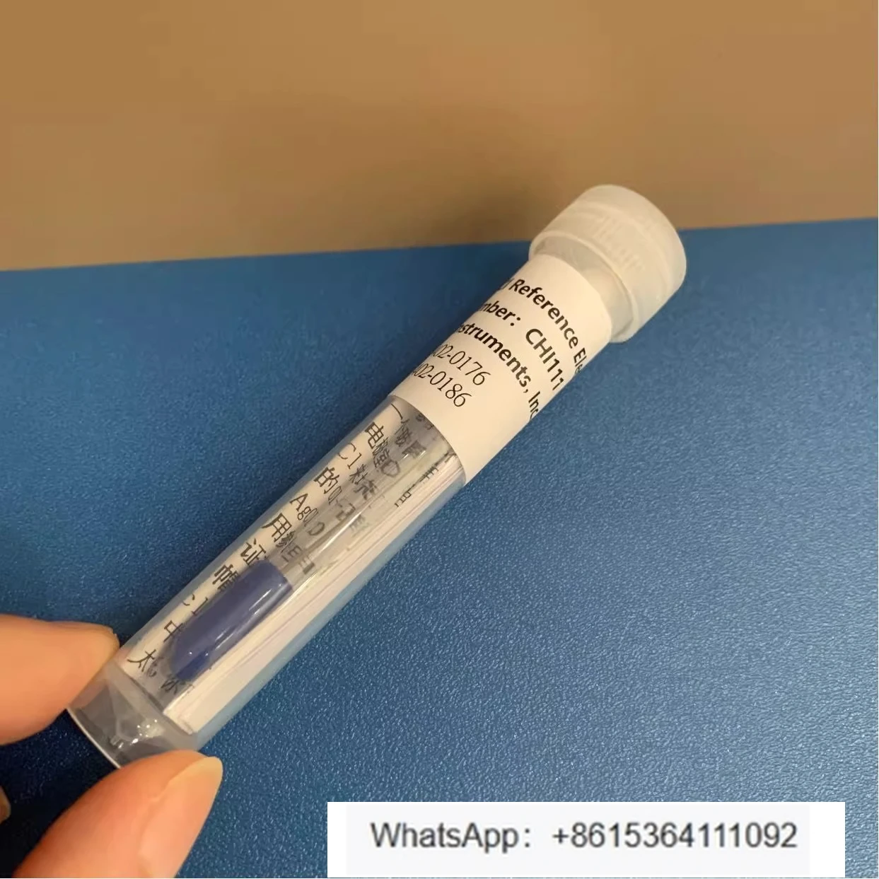 CHI111 Ag/AgCl (كلوريد فضي/فضي) القطب المرجعي