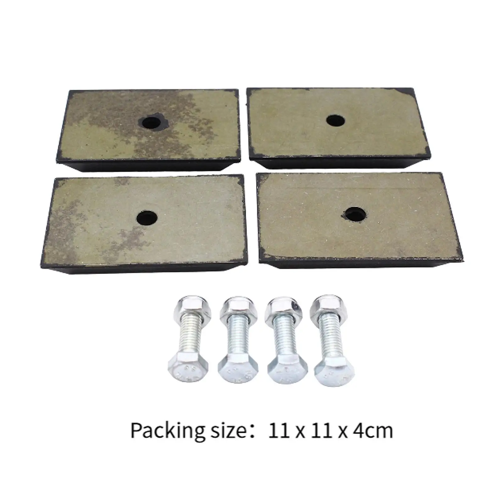 4Pcs 1362685080 Maintenance Vehicles Rear Suspension Leaf Spring Pads Rear Impact Buffer Leaf Spring for Fiat Ducato 2006-