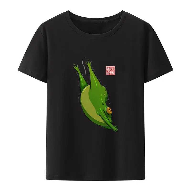 Frosch und ihr Sprog spielt Muttertag, klassisches Print-T-Shirt, Harajuku, Camisetas Mujer, Retro, lustig, Vintage, Unisex, einzigartiger Cartoon